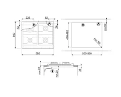 Smeg Coloniale SRV864POGH, Cremefarben, Integriert, 60 Cm, Gaskochfeld, Emailliert, 4 Zone(n) -Küchen Profi d9d43036c57c593154c82c3e845e553a