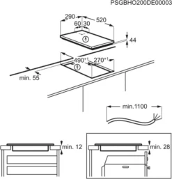AEG IKB32300CB Autarkes Kochfeld / Induktion / 30 Cm / Aufliegend -Küchen Profi da00026c7fff0889f73bedb6db8df7a7