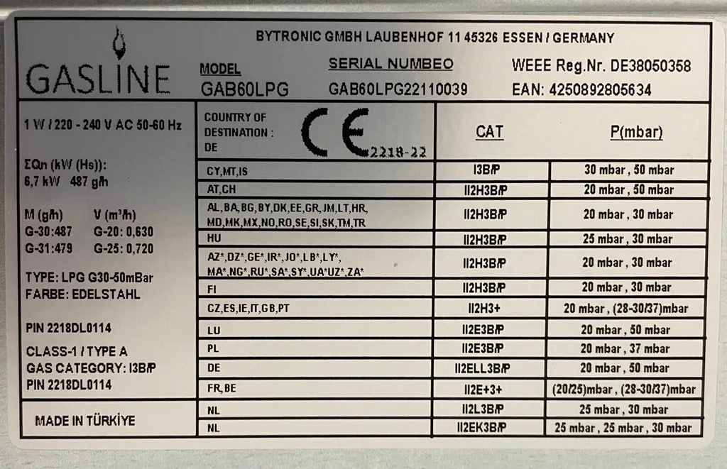 Gasline Camping Kocher Gaskocher Tischgerät 4 Flammig Schwarz Mit Zündsicherung 60cm Propangas 9 Gasline Camping Kocher Gaskocher Tischgerät 4 Flammig Schwarz Mit Zündsicherung 60cm Propangas – Bild 7
