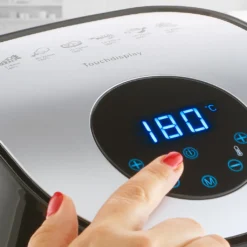 Monzana Heißluftfritteuse Digitales Touch-Display 3,6 L Ohne Öl Fett 6 Programme 1500 W Küche Fritteuse Heißluftofen Schwarz -Küchen Profi da2a8e963eeef5cab89825e3d99ffb8c