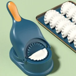 2er Set 2 In1 Knödel Haut Maker Presse Maschine Wrapper Mould Teig Griff Werkzeuge Knödelformdruck (blau) -Küchen Profi db169e3ef1c383753d076fb00821c607