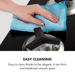 Klarstein Trifecta 4 Gaskochfeld ,4-flammig ,autark ,60 Cm ,Einbau ,Triangle-Brenner ,Erdgas/Propangas ,Sicherheitsventile ,automatische Abschaltung ,Gusseisen ,Glaskeramik Ø 6 Mm ,schwarz -Küchen Profi db6b1afe7283a790492d882498443b12