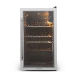 Klarstein Beersafe XXL - Black Edition Getränke-Kühlschrank Mit 80 Liter, Metallgehäuse Mit Doppelt Isolierter Glastür, 5-10 Grad, Niedrige Betriebsgeräusche, Schwarz-silber -Küchen Profi dbe81c3f0ce1979ddc1327646cff91ce