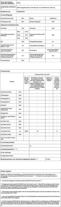 Bosch Serie 6 GSN58AWDV Gefrierschränke - Weiß -Küchen Profi dbf70098e75d6b830af2889545f02484