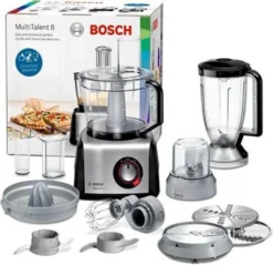 BOSCH - MC812M844 - Multifunktionsroboter - 1250W - Edelstahl + Schwarz -Küchen Profi dd047ae5988bee9d154599d51a12b989