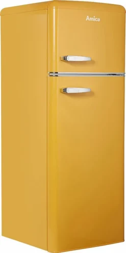 Amica KGC 15633 Y, Kühl-/Gefrierkombination, 208 L, ST, 40 DB, 2,5 Kg/24h, , Farbe Gelb -Küchen Profi dd32288e41581d11096888b94840efdf