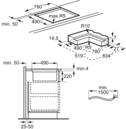 AEG - CDE84779CB - Einbau-Induktions-Kochfeld Mit Integriertem Dunsabzug - WiFi - Abluft -Küchen Profi ddaca672df4ca4be3621f6c9d2062fa9