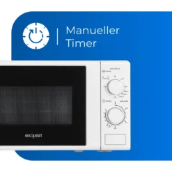 Exquisit Mikrowelle MW 802 G | 700 Watt | Timer | 1000 Watt Grill | Weiß -Küchen Profi df535146454bccd6c2c66b6331b5288f