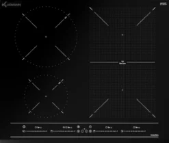 Klugmann Flex-Induktions-Kochfeld KI6000SB, MultiSlider-Touch, Direktfunktionen: Temperaturerhaltung, Kochen Und Auflösen Power Plus, Stop & Go-Funktionen, Digital Timer, 99-Minuten-Timer, Einfach Zu Säubern, Automatische Abschaltung, Warmhaltefunktion Restwärmeindikatoren, Quick Boiling, Acoustic Alarm, Mute Function, Automatic Safety Disconnection (Auto Lock)