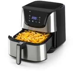 AeroVital Deluxe Heißluftfritteuse 1700W 5,4 Liter Edelstahl -Küchen Profi e004b1ae9b4f45867f9368a9c91afe72