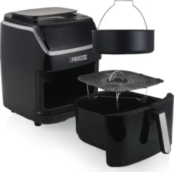 Princess Dampf-Fritteuse 1700W 6,5L Schwarz -Küchen Profi e032c4c185fb2de4ba6f9ab6080f628f