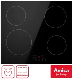 Amica KMI 754 000 C Elektro-Kochfelder - Schwarz -Küchen Profi e06e86c1561da3f79b6ed8c46b6f0e8a
