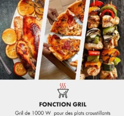 Fine Dinesty 2-in-1-Mikrowelle: 23l 800W / Grill: 1000W Blau -Küchen Profi e08714834fd5d0b835554f2e1f7d487f