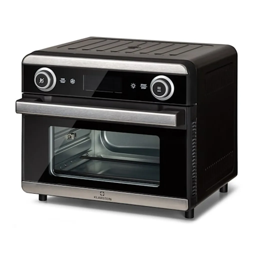 Klarstein AeroVital Jumbo 3in1 Heißluftfritteuse - 18L Heissluftfriteuse / Toaster / Dörrautomat , Airfryer Mit Touchscreen, 10 Programme, 30 Bis 230 °C, Edelstahl,inkl. 6-teiliges Zubehör 9 Klarstein AeroVital Jumbo 3in1 Heißluftfritteuse - 18L Heissluftfriteuse / Toaster / Dörrautomat , Airfryer Mit Touchscreen, 10 Programme, 30 Bis 230 °C, Edelstahl,inkl. 6-teiliges Zubehör – Bild 8