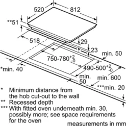 Siemens EH875FFB1E Induktions-Kochstelle, 80cm -Küchen Profi e23ac9fcdf725423534941923de96f22