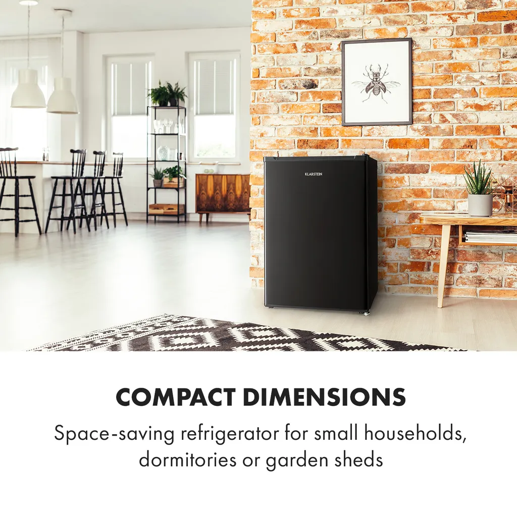 Delaware Kühlschrank 75 Liter 4-Liter-Gefrierfach Kompression 4 Delaware Kühlschrank 75 Liter 4-Liter-Gefrierfach Kompression – Bild 2