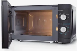 Sharp YC-MS01E-B, Arbeitsfläche, Solo-Mikrowelle, 20 L, 800 W, Drehregler, Schwarz -Küchen Profi e287b00566f4d61e373d688710ee8a17