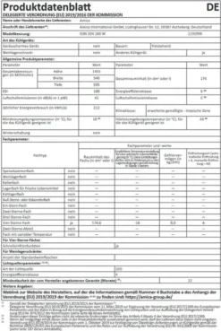 Amica - GSN 324 160 W - Gefrierschrank - NoFrost -Küchen Profi e28c60d9a514a7c3209ae0c1ee139eea