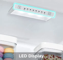 Hisense RL481N4BIE Kühlschrank - Edelstahl - Elektronische Steuerung Mit LED Display - Türanschlag Wechselbar - Volumen 355l - Super Cool -Küchen Profi e33b5775fcc8edd570506f19e74f3cab