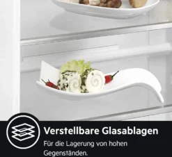 AEG RKB738E5MB Freistehender Kühlschrank / 1860 Mm / / 380 L / CustomFlex - Flexibles Türablagesystem / Null-Grad-Schublade / Farbe: Black Stainless Steel, Seiten Dunklegrau -Küchen Profi e4a9c09e51e6ceee7ece6b66e434f2d2