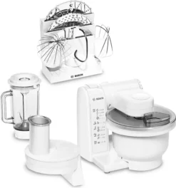 Bosch Küchenmaschine MUM4830 600 Watt Weiß Mixer Raspel Reibe Rühr-/Schlagbesen -Küchen Profi e4f2594407dd5bd524f32d352368b3e2