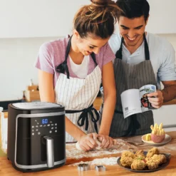 Aigostar Cube - 7L Heißluftfritteuse, Friteuse Heissluft 1900 W Heissluftfriteuse, 7 Programmen, Warmhalten, 20 Rezepte, Ohne Öl, Für 6-10 Personen, Air Fryer Mit Digitalem LED-Touchscreen, Schwarz 14 Aigostar Cube - 7L Heißluftfritteuse, Friteuse Heissluft 1900 W Heissluftfriteuse, 7 Programmen, Warmhalten, 20 Rezepte, Ohne Öl, Für 6-10 Personen, Air Fryer Mit Digitalem LED-Touchscreen, Schwarz -Küchen Profi e74179c9d37e4989be1e20605261e45b