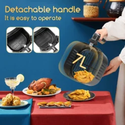 Aigostar Cube Smart - 7L Intelligente Heißluftfritteuse, Friteuse Heissluft 1900 W Heissluftfriteuse, 7 Programmen, Warmhalten, 20 Rezepte, Ohne Öl -Küchen Profi e7b524a7d94b34c5fa5f4f7101d4fe5d