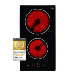 EKC 301-3 Duo-Glaskeramik Kochfeld | Touch Control | Rahmenlos