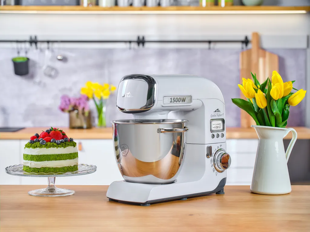 Küchenmaschine GRATUS KULINER II ETA003890020, 1500 W, Ganzmetallausführung, Stufenlose Drehzahlstellung, Planeten-Rührwerk, PULSE Funktion, LCD-Display 5 Küchenmaschine GRATUS KULINER II ETA003890020, 1500 W, Ganzmetallausführung, Stufenlose Drehzahlstellung, Planeten-Rührwerk, PULSE Funktion, LCD-Display – Bild 3