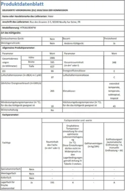 Haier HTR3619ENPW 3 Door Kühl-Gefrier-Kombination Weiß Super Gefrierfunktion -Küchen Profi e978509b0609c456246556e65a0029d3