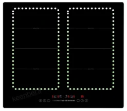 PKM Induktionskochfeld Einbaukochfeld Kochplatte Touch Control Autark IN4-2FZS -Küchen Profi e994cb43ced7186b6f0cd228fc181cc6