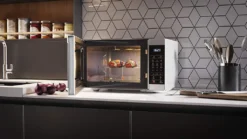 SHARP Mikrowelle Mit Grillfunktion 1000 Watt 20 Liter 11 Leistungsstufen YC-MG02ES -Küchen Profi ea1ded854f8f903833dee273006c5782