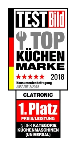 CLATRONIC Küchenmaschine KM 3646 Standmixer Schneiden Raspeln Zerkleinern 500W -Küchen Profi eaa0ec1bd91552bba16b138acf1af829