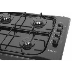 Zilan Gaskocher 4 Flammig | Campingkocher | Gasherd | Kochfeld | Schwarz -Küchen Profi ec670a81ae10fa4d951bae56a06458e9