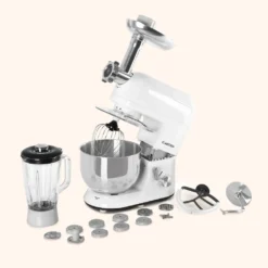Lucia Küchenmaschine 3-in-1 2000 W / 2,7 PS 5 Ltr Edelstahl BPA-frei -Küchen Profi ec852030062070fb60b0598e758a14c8