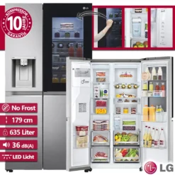 LG GSXV91PZAE Kühl-Gefrierkombinationen - Platin Silber -Küchen Profi ed38c53b1bd21c587f709dfdf96ac755