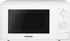 Panasonic NN-E20JWMEPG Mikrowelle, 800 W, 20 Liter,Timer, Weiß