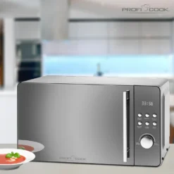 ProfiCook Mikrowelle Mit Grill PC-MWG 1175, 20 Liter Garraum, 1.000 Watt Grill, 800 Watt Mikrowelle, Verspiegelte Glasfront -Küchen Profi eeff962d0ff9d3aaf2d9febf668cf7a8