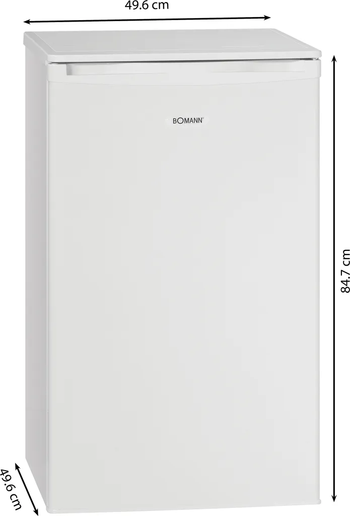 Bomann® Gefrierschrank 70L, Tiefkühlschrank Leise Mit Temperaturbereich Bis -18°C, 2 Schubladen + Gefrierfachklappe, Mit Wechselbarem Türanschlag Inkl. Eiswürfelschale - GS 195.1 9 Bomann® Gefrierschrank 70L, Tiefkühlschrank Leise Mit Temperaturbereich Bis -18°C, 2 Schubladen + Gefrierfachklappe, Mit Wechselbarem Türanschlag Inkl. Eiswürfelschale - GS 195.1 – Bild 7