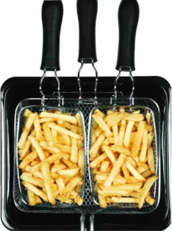 Edelstahl Doppel-Fritteuse 5 Liter EPIQ 80000703 -Küchen Profi efb2d6c4ae63c52fe70213fac6b8fb12