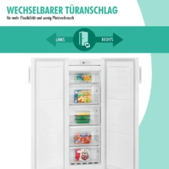 Bomann® Gefrierschrank Nofrost Freistehender 155 Liter Nutzinhalt, Total No Frost - Nie Wieder Abtauen - Schnellgefrierfunktion U. MultiAirflow-System, Türanschlag Wechselbar - GS 7325.1 Weiß 16 Bomann® Gefrierschrank Nofrost Freistehender 155 Liter Nutzinhalt, Total No Frost - Nie Wieder Abtauen - Schnellgefrierfunktion U. MultiAirflow-System, Türanschlag Wechselbar - GS 7325.1 Weiß -Küchen Profi efba57f26fa3718d5c056d1a5bc2aa54