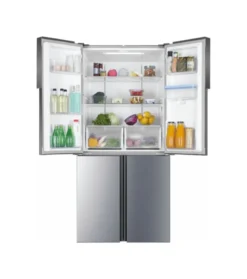 Haier Kühl-Gefrierkombination 466L FrenchDoor NoFrost Edelstahl 320kWh RTG684WHJ