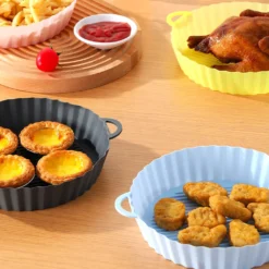 Heißluftfritteuse Matte Silikon Topf Ofen Backblech Gebratene Pizzamatte Ersatz Gril (Rosa) -Küchen Profi f042053dcf259fafef3eac50f3fec3c3