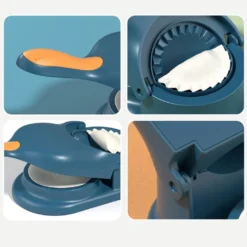 2er Set 2 In1 Knödel Haut Maker Presse Maschine Wrapper Mould Teig Griff Werkzeuge Knödelformdruck (blau) -Küchen Profi f24c12798d640f1da4a48715cd2b64aa