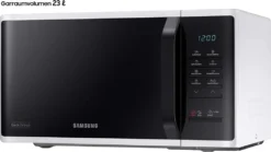 Samsung Mikrowelle MS23K3513AW/EG Quick Defrost 800 W Keramik-Emaille-Innenraum -Küchen Profi f2aac8520f1bbafe27a4cc596c3ebaae