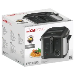 Clatronic Fritteuse 1600 W Schwarz FR 3649 -Küchen Profi f2c1cfa9488a1be7d7c0f4f49725d27c