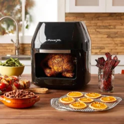 PowerXL Air Fryer Multi-Function – Heißluft-Fritteuse Zum Frittieren Ohne Öl – 6-in-1 Auch Als Dörrautomat, Zum Grillen U. V. M. – Bis Zu 80% Weniger Fett -Küchen Profi f2c222fb71d0f7008a940ddc7df0e981