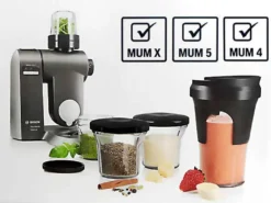 Bosch MUZ45XTM1 5-in-1 Multi-Zerkleinerer-Set -Küchen Profi f2f44b82a52ac7badd1fbdf20bac8dc2