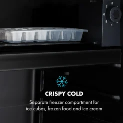 Klarstein Cool Vibe 70+ Kühlschrank , , Volumen: 70 Liter , VividArt Concept: Tür Mit Stickerbomb-Design Print , Eisfach , Eiswürfelform , Geräuschentwicklung: 42 DB , Schwarz -Küchen Profi f30a145a21e6aa6a6059f6d3393834f7