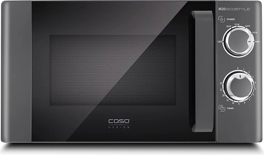 Caso M20 Ecostyle Mikrowelle 700 Watt 20 L Garraum Drehteller Ø 24,5cm Timer 3 Caso M20 Ecostyle Mikrowelle 700 Watt 20 L Garraum Drehteller Ø 24,5cm Timer